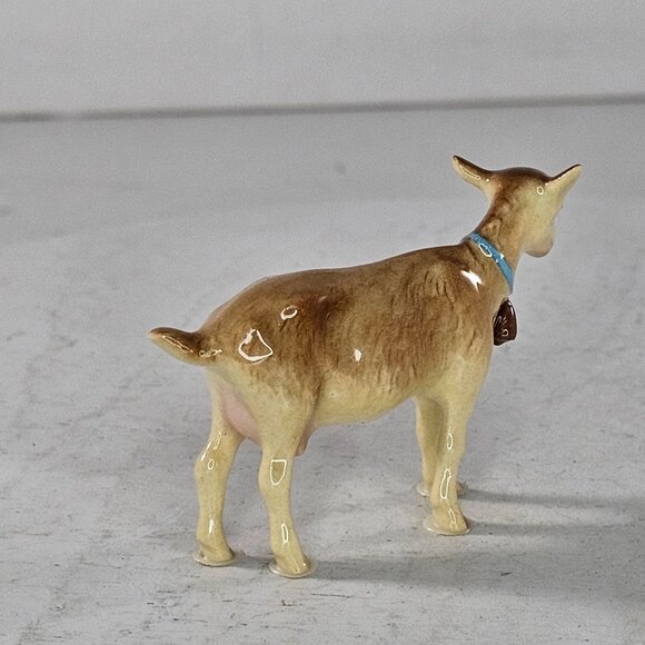 Hagen Renaker Mama Goat Miniature Figurine Blue Collar - Picture 4 of 10